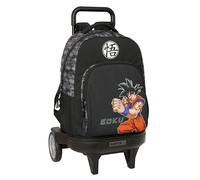 DRAGON BALL - Mochila Grande con Ruedas, Compact Evolución, Extraíble, Ideal para Niños de Diferentes Edades, Cómoda y Versátil, Calidad y Resistencia, 33x22x45 cm