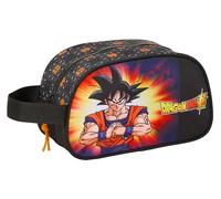 Safta Dragon Ball - Neceser Escolar Infantil Mediano con Asa, Neceser Infantil, Adaptable a Carro, Fácil Limpieza, Cómodo y Versátil, Calidad y Resistencia, 26x12x15 cm, Color Negro