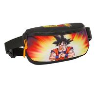 Safta Dragon Ball - Riñonera Infantil Niño, Ideal para Jóvenes y Niños de Diferentes Edades, Cómoda y Versátil, Calidad y Resistencia, 23x9x14 cm, Color Negro