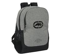 Safta ECKO UNLTD. RHINO - Mochila Escolar Infantil, Ideal para Niños de Diferentes Edades, Cómoda y Versátil, Calidad y Resistencia, 32x16x44 cm, Color Gris/Negro