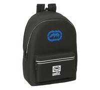 Safta ECKO UNLTD. WORLDWIDE - Mochila para Portátil 15.6" y USB, Ideal para Jóvenes de Diferentes Edades, Tejido Reciclado, Cómoda y Versátil, Calidad y Resistencia, 31x18x44 cm