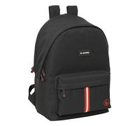 Safta EL GANSO BASICS - Mochila para Portátil 15.6" y USB, Ideal para Jóvenes de Diferentes Edades, Tejido Reciclado, Cómoda y Versátil, Calidad y Resistencia, 31x18x44 cm