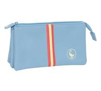 Safta EL Ganso Basics - Portatodo Triple, Estuche Infantil, Estuche Niño, Ideal para Niños en Edad Escolar, Cómodo y Versátil, Calidad y Resistencia, 22x3x12 cm