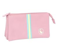 Safta EL Ganso Basics - Portatodo Triple, Estuche Infantil, Estuche Niño, Ideal para Niños en Edad Escolar, Cómodo y Versátil, Calidad y Resistencia, 22x3x12 cm