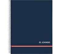 Safta Cuaderno EL GANSO CLASSIC — 120 hojas, tapas duras, 21.5x31 cm, azul marino