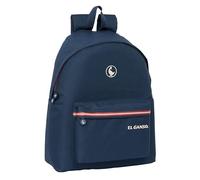 Safta EL GANSO CLASSIC - Day Pack Infantil, Mochila Infantil, Calidad y Máxima Resistencia, Cómoda y Versátil, 33x15x42 cm, Color Azul Marino