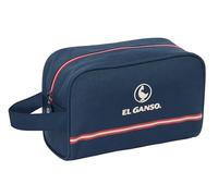 Safta EL Ganso Classic - Neceser Escolar Infantil con Asa, Neceser Infantil, Fácil Limpieza, Cómodo y Versátil, Calidad y Resistencia, 24x10x15 cm, Color Azul Marino