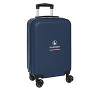 Safta EL Ganso Classic - Trolley de Cabina 20 Pulgadas, Maleta con Ruedas, Candado de Seguridad, Maleta Ligera, 34.5x20x55 cm, Color Azul Marino
