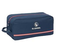 Safta EL Ganso Classic - Zapatillero Mediano, Multiusos, Portatodo, Deporte, Extraescolares, Fútbol, Cómodo y Versátil, 34x18x15 cm, Color Azul Marino