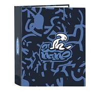 Safta EL NIÑO Bahia - Carpeta de Folio 4 Anillas, Ideal para Niños de Diferentes Edades, Cómoda y Versátil, Calidad y Resistencia, Ideal para Niños y Jóvenes, 27x6x33 cm, Color Azul