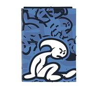 Safta EL NIÑO Bahia - Carpeta Folio con 3 Solapas, Ideal para Niños y Jóvenes de Diferentes Edades, Cómoda y Versátil, Calidad y Resistencia, 26x36.5 cm, Color Azul
