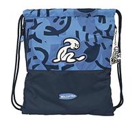 Safta EL NIÑO Bahia - Mochila Saco Deportivo, Cierre de Cordones, Mochila, Ideal para Niños de Diferentes Edades, Cómoda y Versátil, Calidad y Resistencia, 35x45 cm, Color Azul
