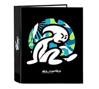 Carpeta Folio 4 Anillas 35 mm. Lomo Ancho El Niño Green Bali