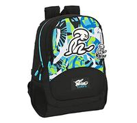 Safta EL NIÑO Green Bali - Mochila Escolar Infantil, Ideal para Niños de Diferentes Edades, Cómoda y Versátil, Calidad y Resistencia, 32x16x44 cm, Color Negro