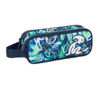 Safta EL NIÑO Kook - Portatodo Doble Niño, Estuche Infantil, Estuche Niño, Ideal para Niños en Edad Escolar, Cómodo y Versátil, Calidad y Resistencia, 21x6x8 cm