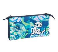 Safta EL NIÑO Kook - Portatodo Triple, Estuche Infantil, Estuche Niño, Ideal para Niños en Edad Escolar, Cómodo y Versátil, Calidad y Resistencia, 22x3x12 cm