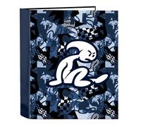 Safta Carpeta archivador EL NIÑO Navy – Folio 4 anillas 40 mm – 27x6x33 cm