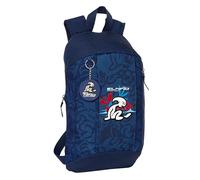 Safta Mini mochila EL NIÑO PARADISE – Uso diario, cómoda y resistente – 22x10x39 cm Azul marino