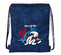 Safta Mochila Saco Deportivo EL NIÑO PARADISE — Cierre de cordones 35x45 cm Azul Marino
