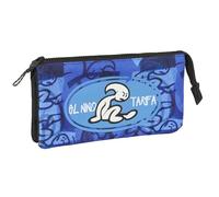 Safta EL NIÑO ROLLER - Portatodo Triple, Estuche Infantil, Estuche Niño, Ideal para Niños en Edad Escolar, Cómodo y Versátil, Calidad y Resistencia, 22x3x12 cm