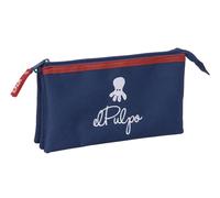 Safta EL OCTOPO - Triple Pencil Case, Children's Pencil Case, Ideal for Children