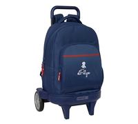 Safta EL PULPO - Mochila Grande con Ruedas, Compact Evolución, Extraíble, Ideal para Niños de Diferentes Edades, Cómoda y Versátil, Calidad y Resistencia, 33x22x45 cm