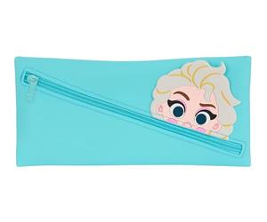 Safta Elsa - Portatodo Caritas, Estuche Infantil, Estuche Niño, Ideal para Niños en Edad Escolar, Cómodo y Versátil, Calidad y Resistencia, 22x1x11 cm, Color Azul Claro