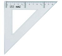 Escuadra Dibujo SAFTA Plástico Cristal 20 cm.
