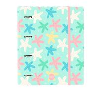 Safta ESTRELLAS - Carpeta 4 Anillas de 35 cm con 100 Hojas A4, Ideal para Niños de Diferentes Edades, Cómoda y Versátil, Calidad y Resistencia, 27x3.5x32 cm