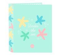 Safta ESTRELLAS - Carpeta Folio 4 Anillas, Ideal para Niños de Diferentes Edades, Cómoda y Versátil, Calidad y Resistencia, 27x6x33 cm