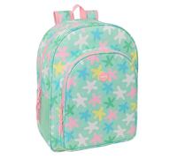 SAFTA ESTRELLAS - Mochila Escolar Niño, Mochila Niño, Mochila Infantil, Adaptable a Carro, Ideal para Niños en Edad Escolar, Cómoda y Versátil, Calidad y Resistencia, 33x14x42 cm