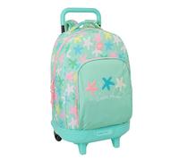 SAFTA ESTRELLAS - Mochila Grande con Ruedas, Compacta, Extraíble, Ideal para Niños de Diferentes Edades, Cómoda y Versátil, Calidad y Resistencia, 33x22x45 cm