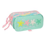 SAFTA Estrellas - Portatodo Triple Big, Estuche Infantil, Estuche Niño, Ideal para Niños en Edad Escolar, Cómodo y Versátil, Calidad y Resistencia, 21.5x8x10 cm