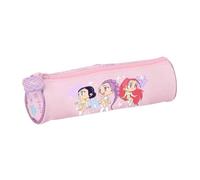 Safta | Estuche Cilíndrico Portatodo K-Pop Demon Hunters Chibi 20x7 cm | Tejido poliéster con costuras rematadas, estuche para el colegio, vuelta al cole, licencia oficial K-Pop Demon Hunters Chibi