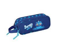 Safta | Estuche Doble Escolar Portatodo K-Pop Demon Hunters Derpy 21x6x8 cm | Tejido poliéster con costuras rematadas, vuelta al cole y regalo de cumpleaños, licencia oficial K-Pop Demon Hunters Derpy