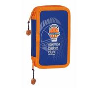 Estuche Escolar VALENCIA BASKET, Doble 28 Piezas
