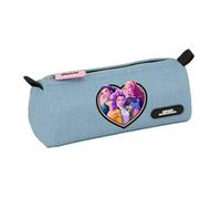 Safta - Estuche Escolar Escolar K-Pop Demon Hunters Huntr/X, Estuche Portatodo Juvenil con 1 Compartimento y Cremallera, Organizador para Vuelta al Cole, Medidas 21x7x8 cm
