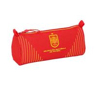 Safta | Estuche Escolar Escolar Selección Española de Fútbol, 1 Compartimento con Cremallera, Organizador para Lápices y Material de Papelería, Infantil y Juvenil, Medidas 21x7x8 cm, Portatodo