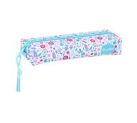 Safta | Estuche Escolar Rectangular Blackfit8 Cool con Goma Elástica Trasera, 22 cm, Portatodo con 1 Compartimento y Cremallera, Organizador para Cuaderno o Carpeta, Vuelta al Cole, Medidas 22x7x4 cm