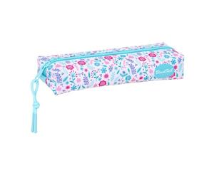 Safta | Estuche Escolar Rectangular Blackfit8 Cool con Goma Elástica Trasera, 22 cm, Portatodo con 1 Compartimento y Cremallera, Organizador para Cuaderno o Carpeta, Vuelta al Cole, Medidas 22x7x4 cm
