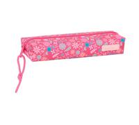 Safta | Estuche Escolar Rectangular Feeling con Goma Elástica Trasera para Acoplar a Cuaderno o Carpeta, 22 cm, Portatodo Juvenil con 1 Compartimento y Cremallera, Medidas 22x7x4 cm