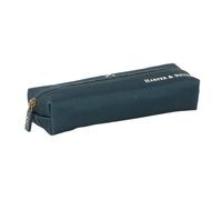 Safta | Estuche Escolar Rectangular Harper & Neyer con Goma Elástica Trasera, 22 cm, Portatodo Tipo Organizador con 1 Compartimento y Cremallera, para Acoplar a Cuaderno o Carpeta, Medidas 22x7x4 cm
