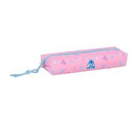 Safta | Estuche Escolar Rectangular Stitch Bright con Goma Elástica Trasera, 22 cm, Portatodo Escolar Infantil para Vuelta al Cole, 1 Compartimento con Cremallera, Medidas 22x7x4 cm, Estuche Escolar