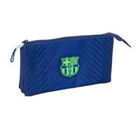 Safta - Estuche Escolar Triple F.C. Barcelona Navy Blue