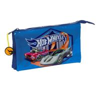 Safta - Estuche Escolar Triple Hot Wheels Sonny