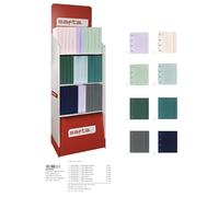 Safta - Expositor de Carpeblock, con Contenido, Resistente, Ligero, Duradero, de gran Calidad, MulticolorVerde oscuro