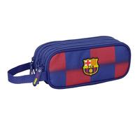 Safta F.C. Barcelona 1ª EQUIPACIÓN 25/26 - Estuche Infantil Triple Cremallera, Ideal para Niños de 5 a 14 Años, 21x7x8.5 cm