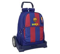 Safta F.C. BARCELONA 1ª EQUIPACIÓN 25/26 - Mochila Escolar, Espalda Ergonómica, con Carro Evolution, Ideal para Niños de Diferentes Edades, Cómoda y Versátil, Calidad y Resistencia, 32x16x44 cm