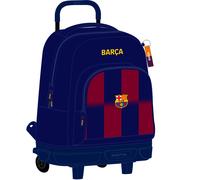 SAFTA F.C. Barcelona 1ª EQUIPACIÓN 25/26 - Mochila Grande con Ruedas, Compacta, Extraíble, Ideal para Niños de Diferentes Edades, Cómoda y Versátil, Calidad y Resistencia, 33x22x45 cm