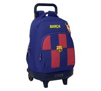 SAFTA F.C. Barcelona 1ª EQUIPACIÓN 25/26 - Mochila Grande con Ruedas, Compacta, Extraíble, Ideal para Niños de Diferentes Edades, Cómoda y Versátil, Calidad y Resistencia, 33x22x45 cm